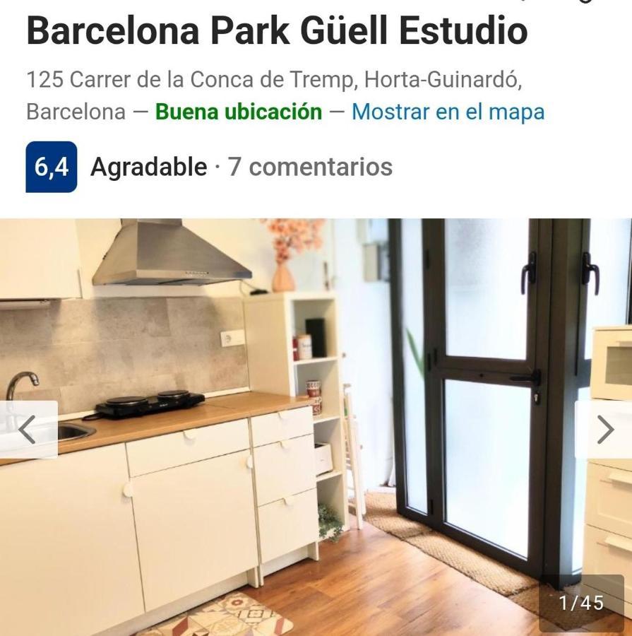 estudio monoambiente Parque Güell Apartamento Barcelona Exterior foto